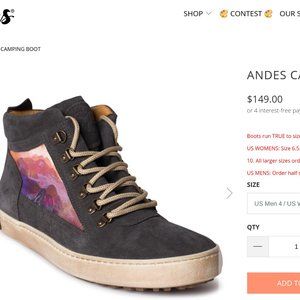Andes Inkka Camping Boots Graphic Sneakers